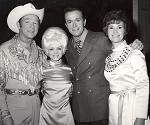 Roy Rogers, Barbara Mandrell, Bill Anderson, and me